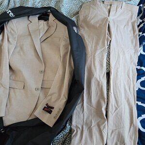 Beige Suit and Pant Set